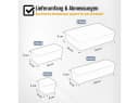 Engelland Schubladeneinsatz Organizer Set Grau BPA-frei Bild 4