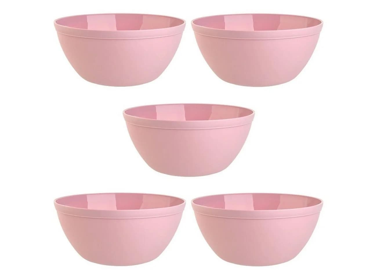 Engelland Müslischüssel 5-tlg. Rosa PP-Kunststoff BPA-frei - Bild 2