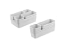 Engelland Schubladen-Organizer Set 14-tlg. Grau BPA-frei Bild 2