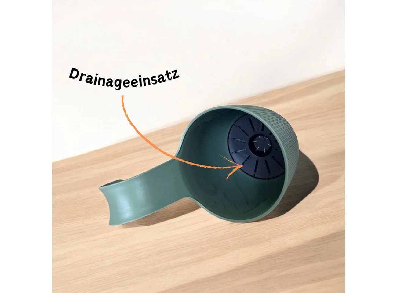 Engelland Hängetopf Anthrazit mit Drainagesystem - Bild 3