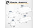 Engelland Schubladeneinsatz Organizer Set 16-tlg. Lila BPA-frei Bild 4