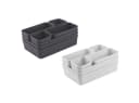 Engelland Schubladen-Organizer Set Grau BPA-frei Stapelbar Bild 2