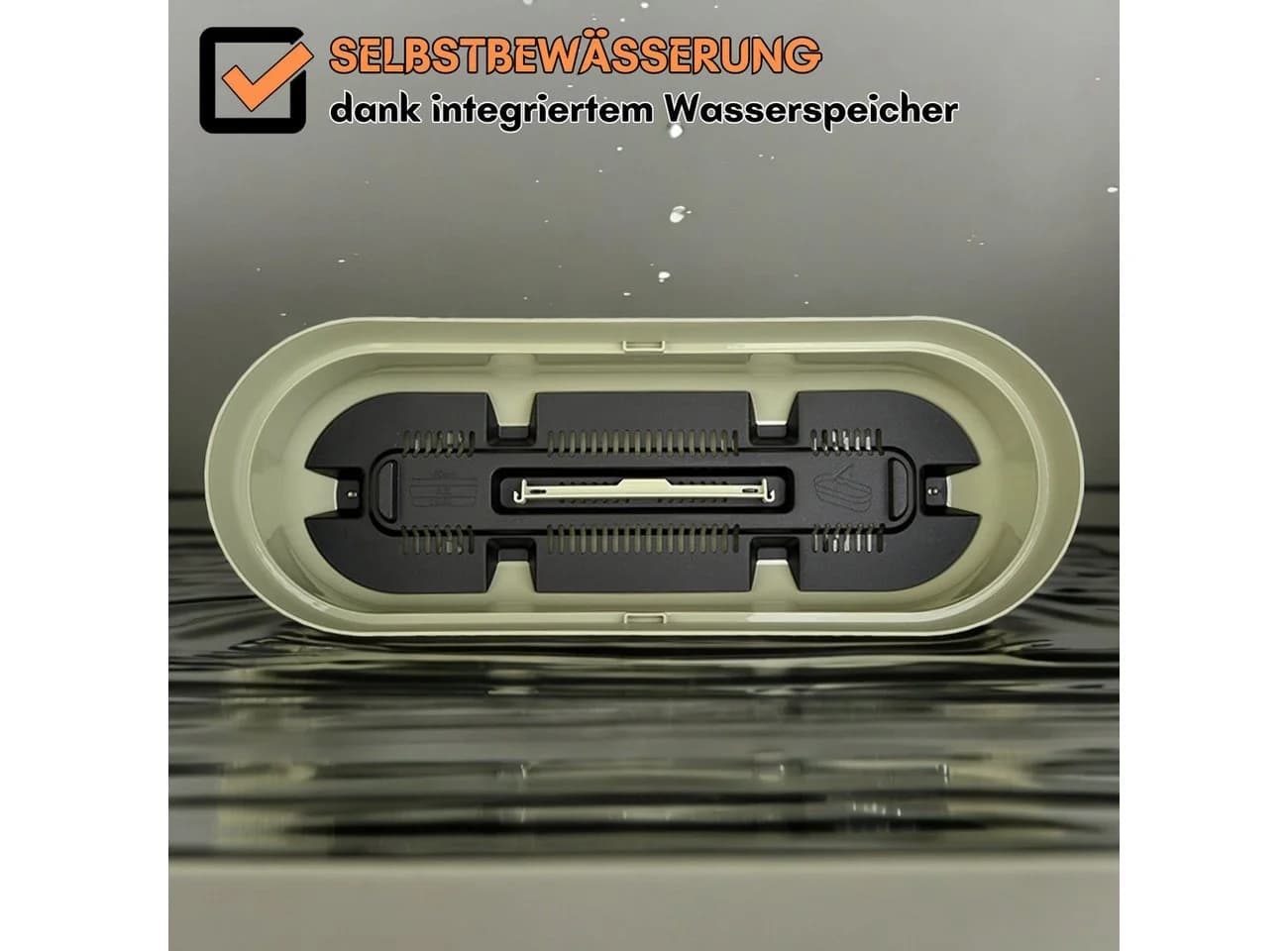 Engelland Blumenkasten Terrakotta mit Wasserspeicher und Drainage - Bild 4