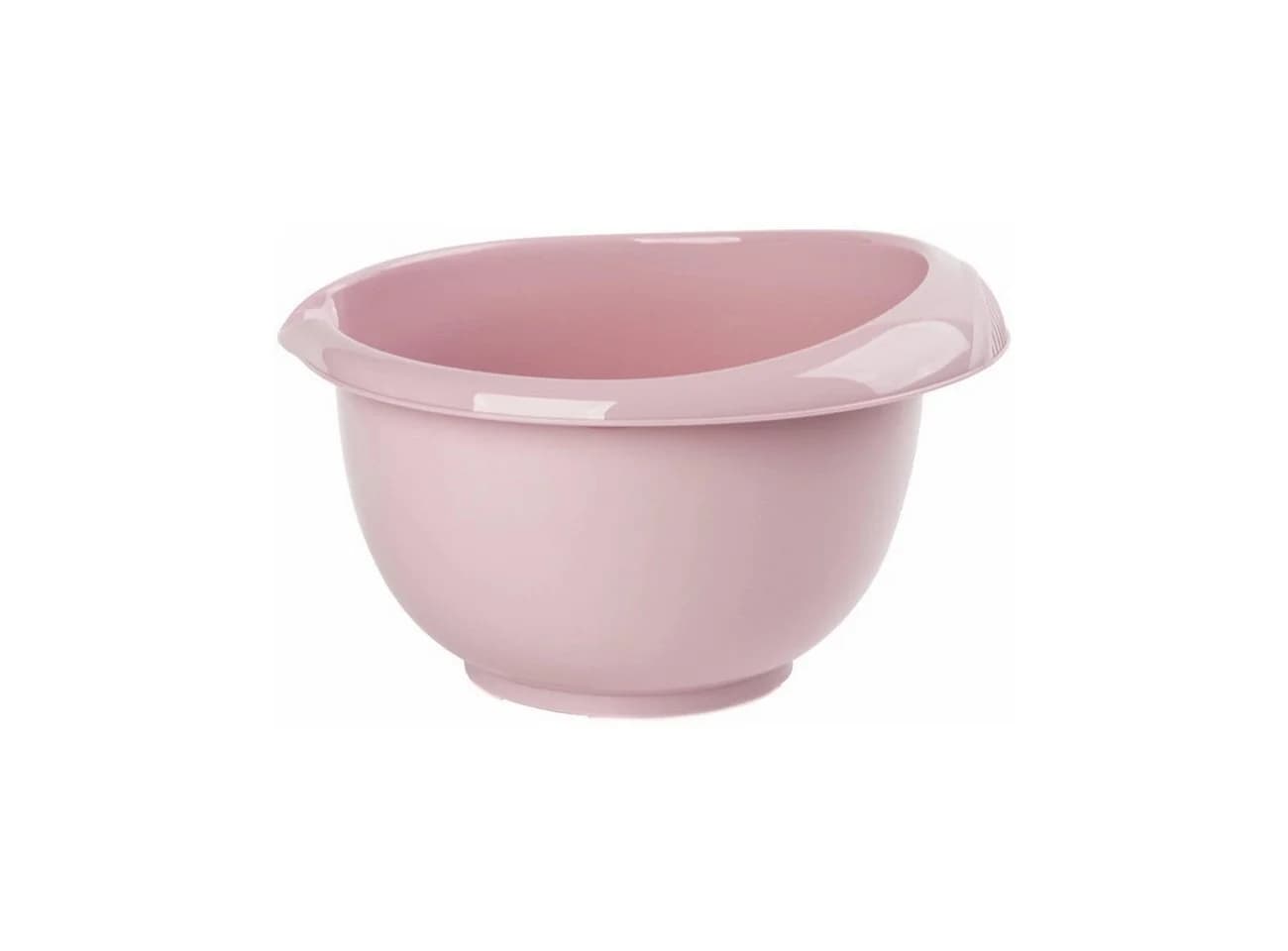 Engelland Rührschüssel mit zweigeteiltem Deckel, Kunststoff, rosa, Ø 26 cm
