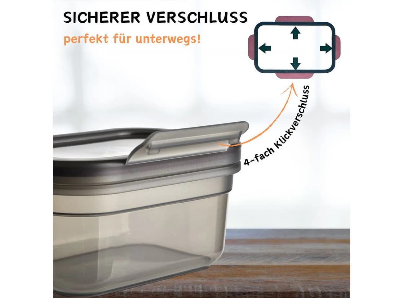 Engelland Frischhaltedosen 3er Set BPA-frei Stapelbar - Bild 3