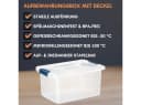 Engelland Aufbewahrungsbox Transparent mit Deckel und Verschluss-Clips Bild 1