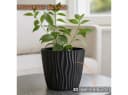 Engelland Blumentopf Pflanztopf mit Drainagesystem, 3D-Wellenoptik, UV-resistent Bild 3