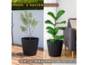 Engelland Blumentopf Pflanztopf mit Drainagesystem, 3D-Wellenoptik, UV-resistent Bild 5