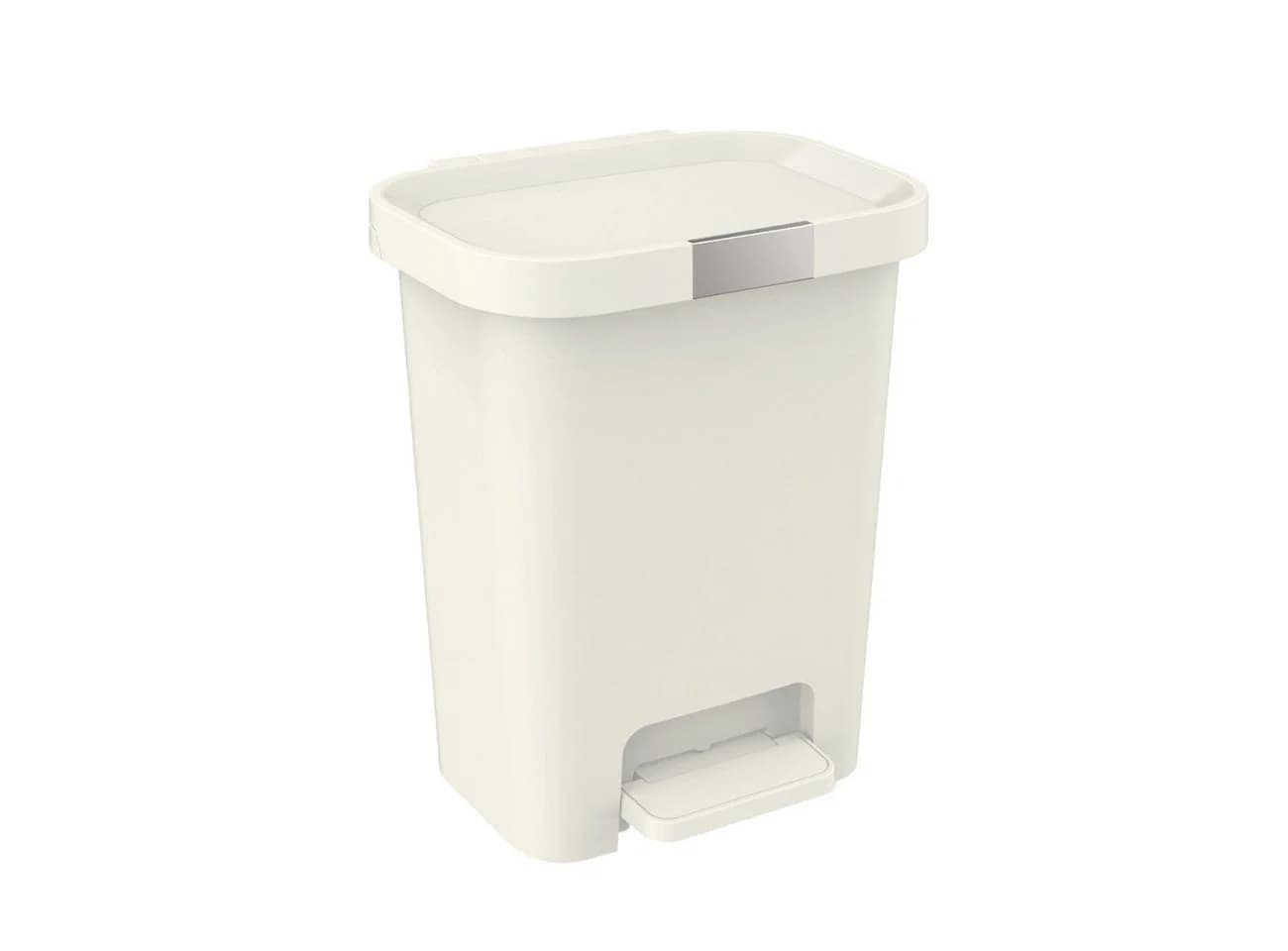 Engelland Mülleimer 25L mit Pedal Soft-Close Beige/Braun - Bild 2