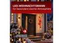 Gartenpirat Weihnachtsmann Lichterkette mit LED beleuchteter Leiter Bild 1