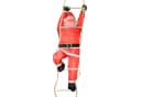 Gartenpirat Weihnachtsmann Lichterkette mit LED beleuchteter Leiter Bild 2