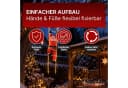Gartenpirat Weihnachtsmann Lichterkette mit LED beleuchteter Leiter Bild 5