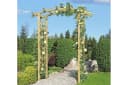 Gartenpirat Pergola Torbogen aus Holz mit Rankgitter Bild 1