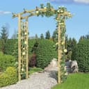 Gartenpirat Pergola Torbogen aus Holz mit Rankgitter Bild 2