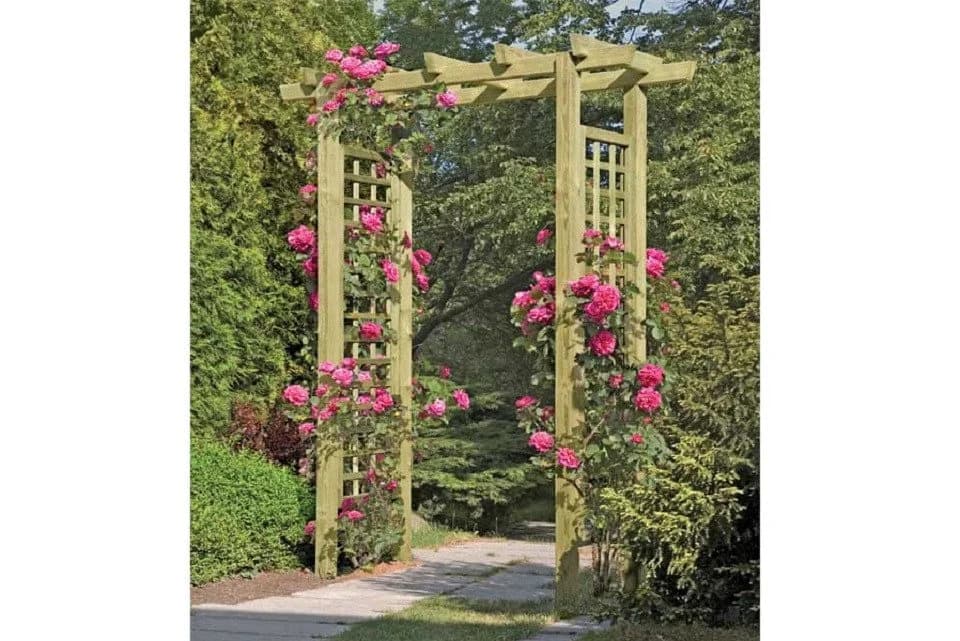 Gartenpirat Pergola Eingangspergola Holz Weinranke Rankhilfe