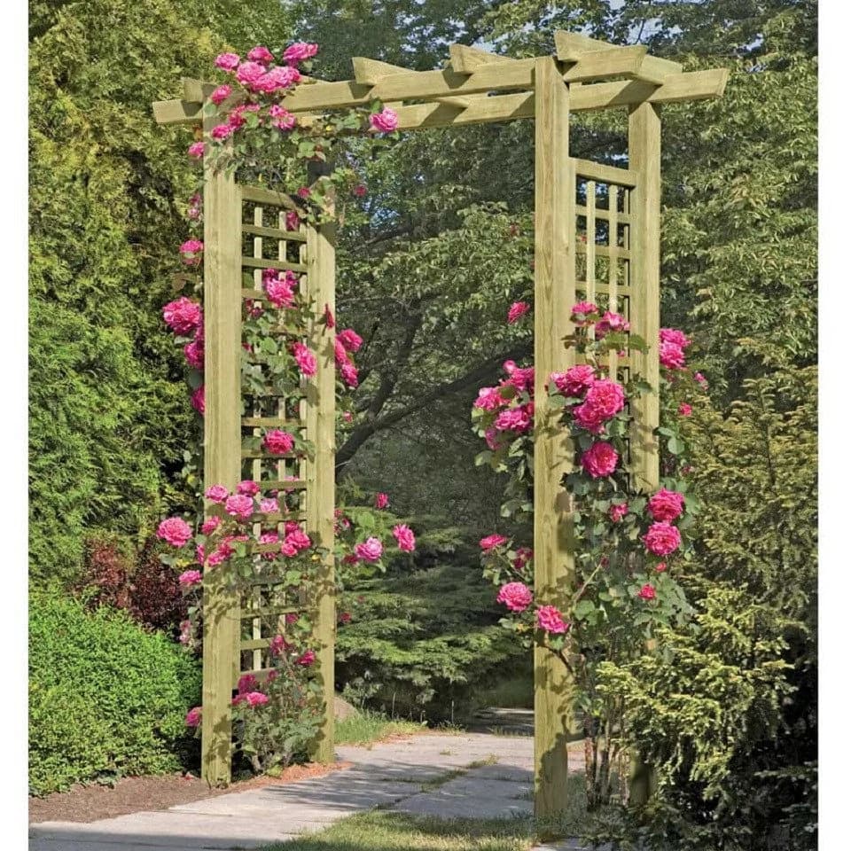 Gartenpirat Pergola Eingangspergola Holz Weinranke Rankhilfe - Bild 2
