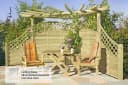 Gartenpirat Eckpergola 240x240x220 cm Holz Bild 1