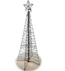 Gartenpirat LED Baum 1,5 m hoch mit Stern und LED-Beleuchtung warmweiß Bild 2