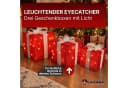 Gartenpirat LED Geschenkboxen 3er-Set Warmweiß/Rot Timer Bild 1