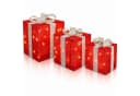 Gartenpirat LED Geschenkboxen 3er-Set Warmweiß/Rot Timer Bild 2