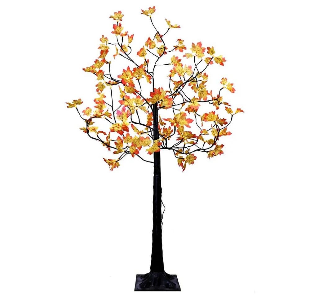 Gartenpirat LED-Leuchtbaum 150 cm mit Ahorn-Blättern warmweiß