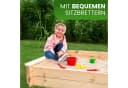Gartenwelt Riegelsberger Sandkasten Nicki 147x147 cm Kiefer Naturholz Bild 4