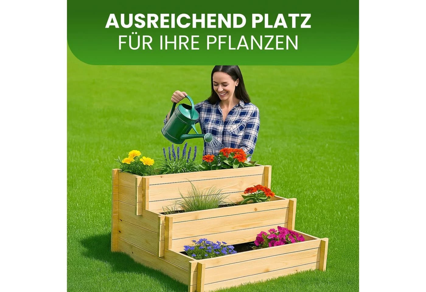Gartenwelt Riegelsberger Kräuterbeet Stufenbeet Kiefer Natur - Bild 5