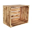 CHICCIE Holzkiste Geflammt 50x40x30cm - Set 4 St Bild 2