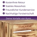 CHICCIE Holzkiste Geflammt 50x40x30cm - Set 4 St Bild 3
