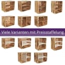 CHICCIE Holzkiste Geflammt 50x40x30cm - Set 4 St Bild 4