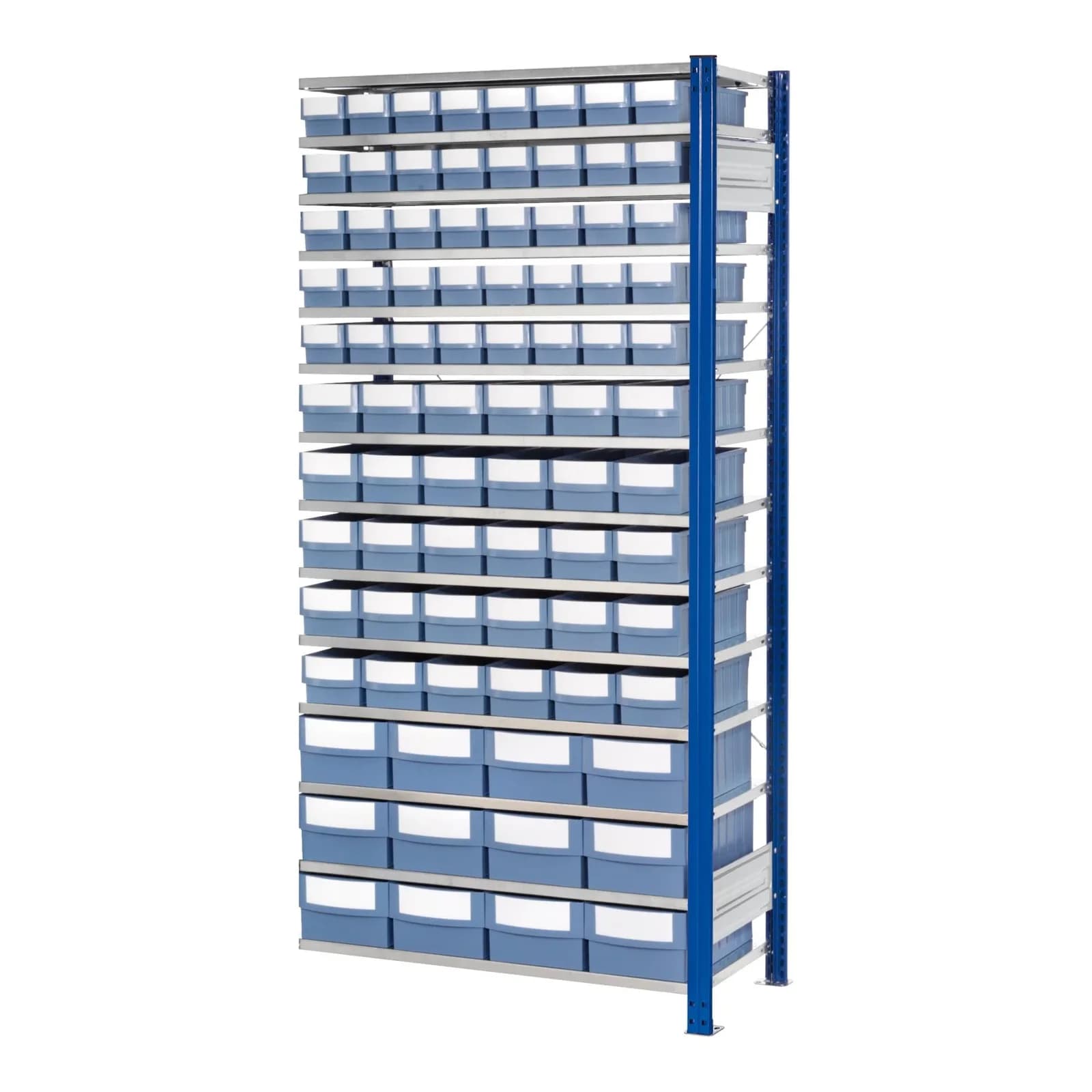Kappes Steckregal RasterPlan mit Volumenkästen Modell 33 Taubenblau