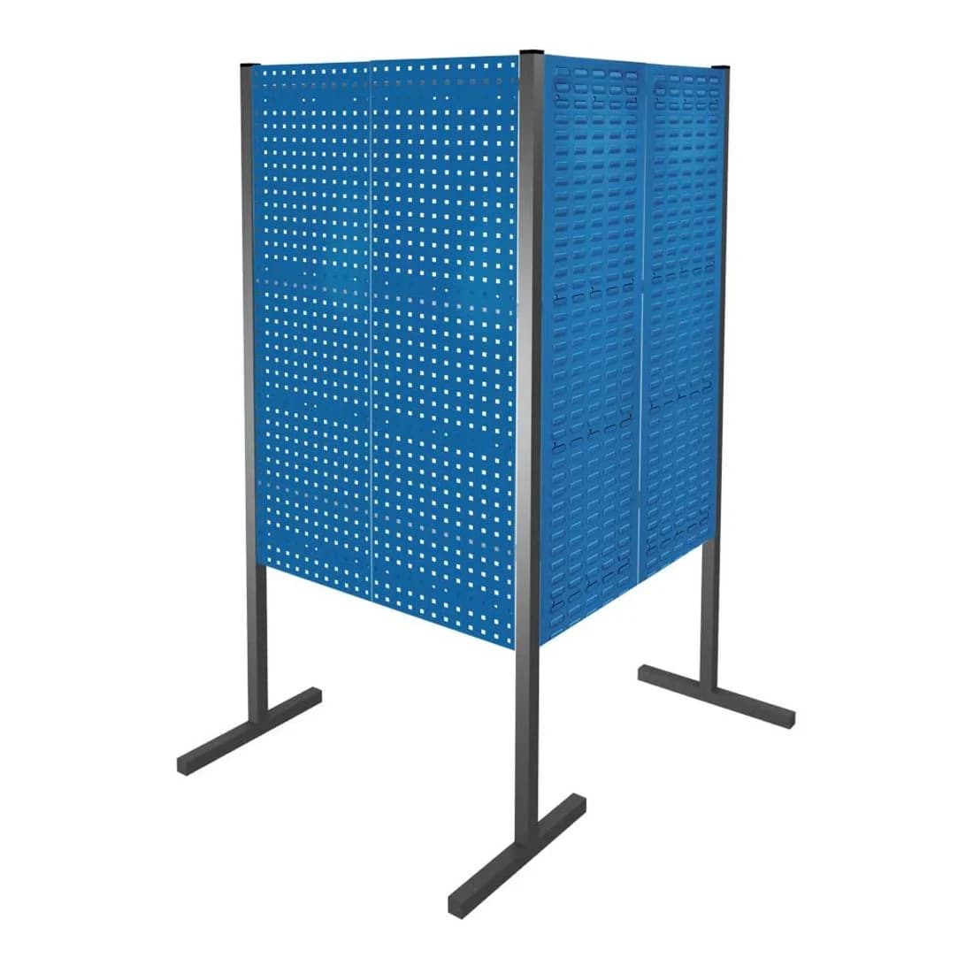 Kappes Trennwand RasterPlan Doppelfeld 90° Blau
