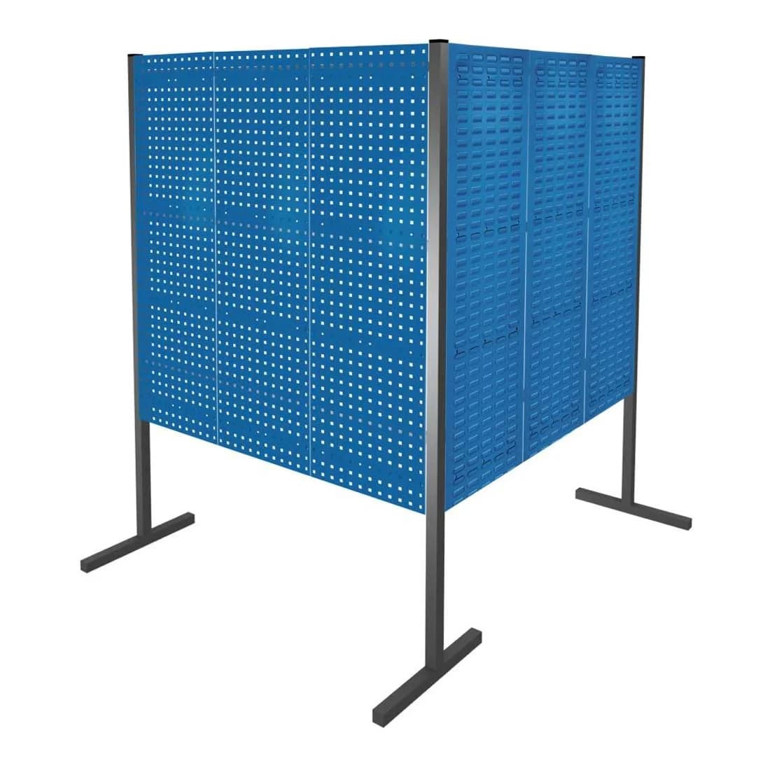 Kappes Trennwand RasterPlan Doppelfeld 90° Blau