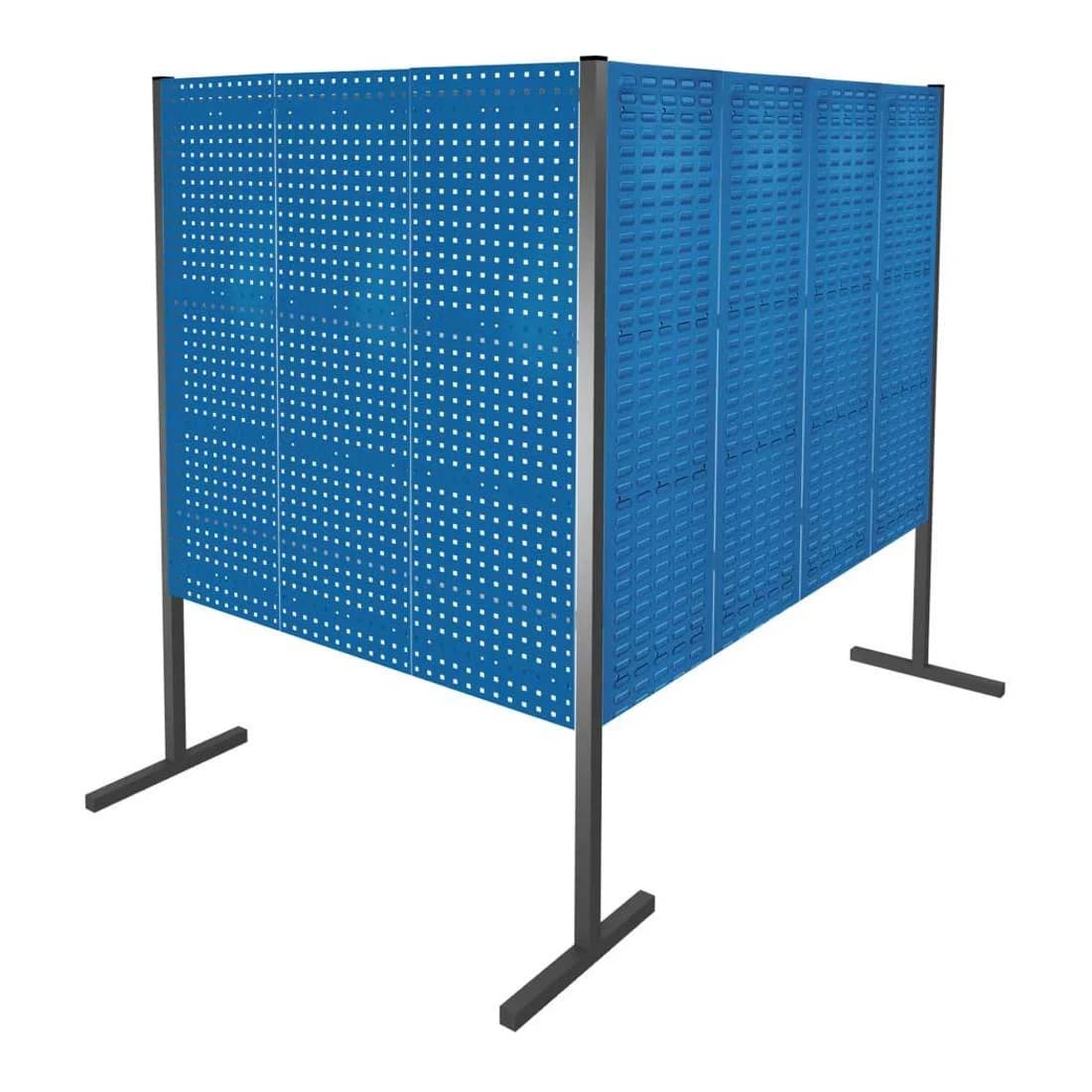 Kappes Trennwand RasterPlan Doppelfeld 90° Blau