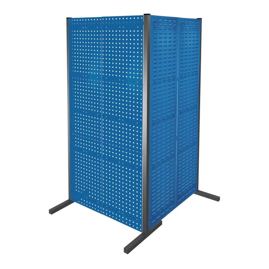 Kappes Trennwand RasterPlan Doppelfeld 90° Blau