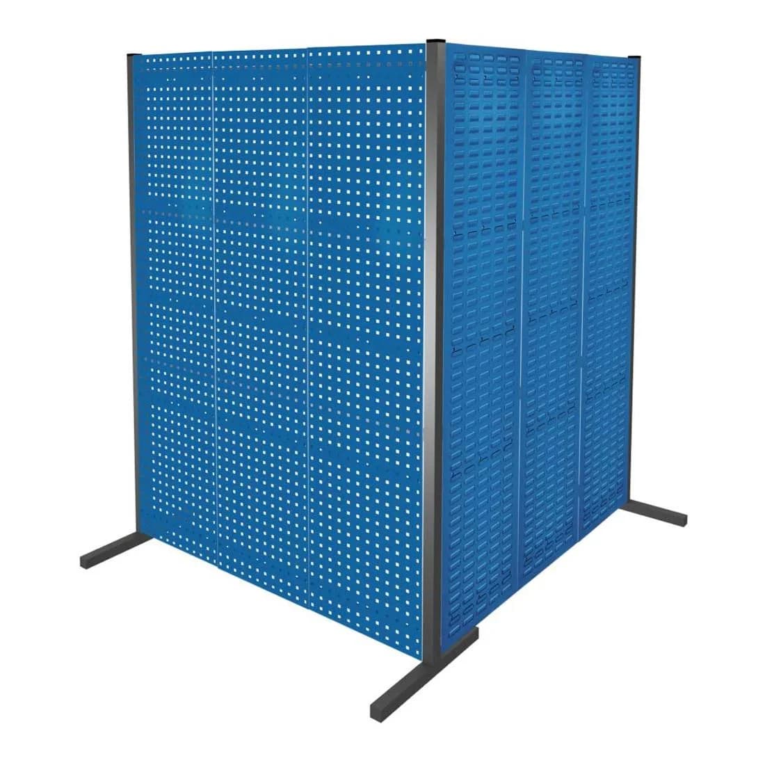 Kappes Trennwand RasterPlan Doppelfeld 90° Blau