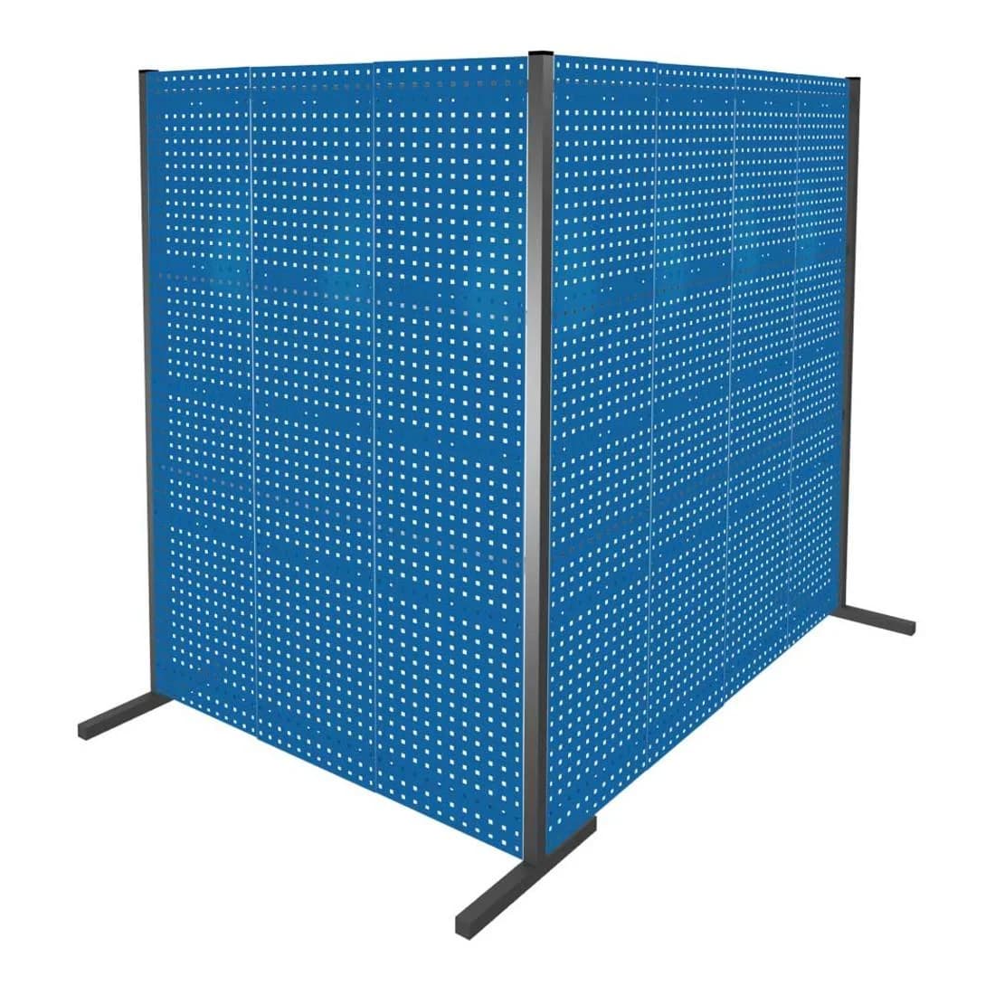 Kappes Trennwand RasterPlan Doppelfeld 90° Blau