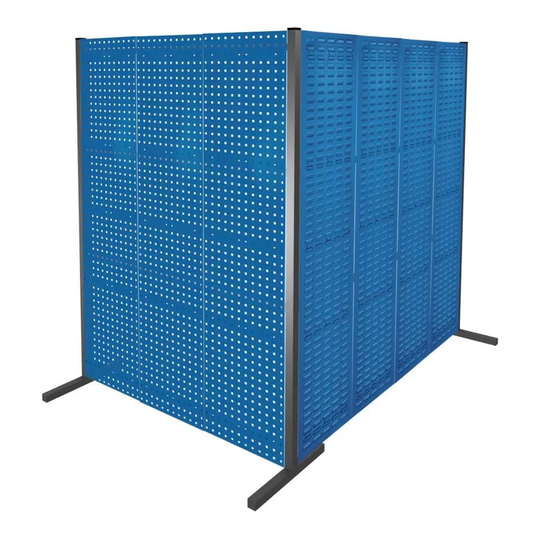 Kappes Trennwand RasterPlan Doppelfeld 90° Blau
