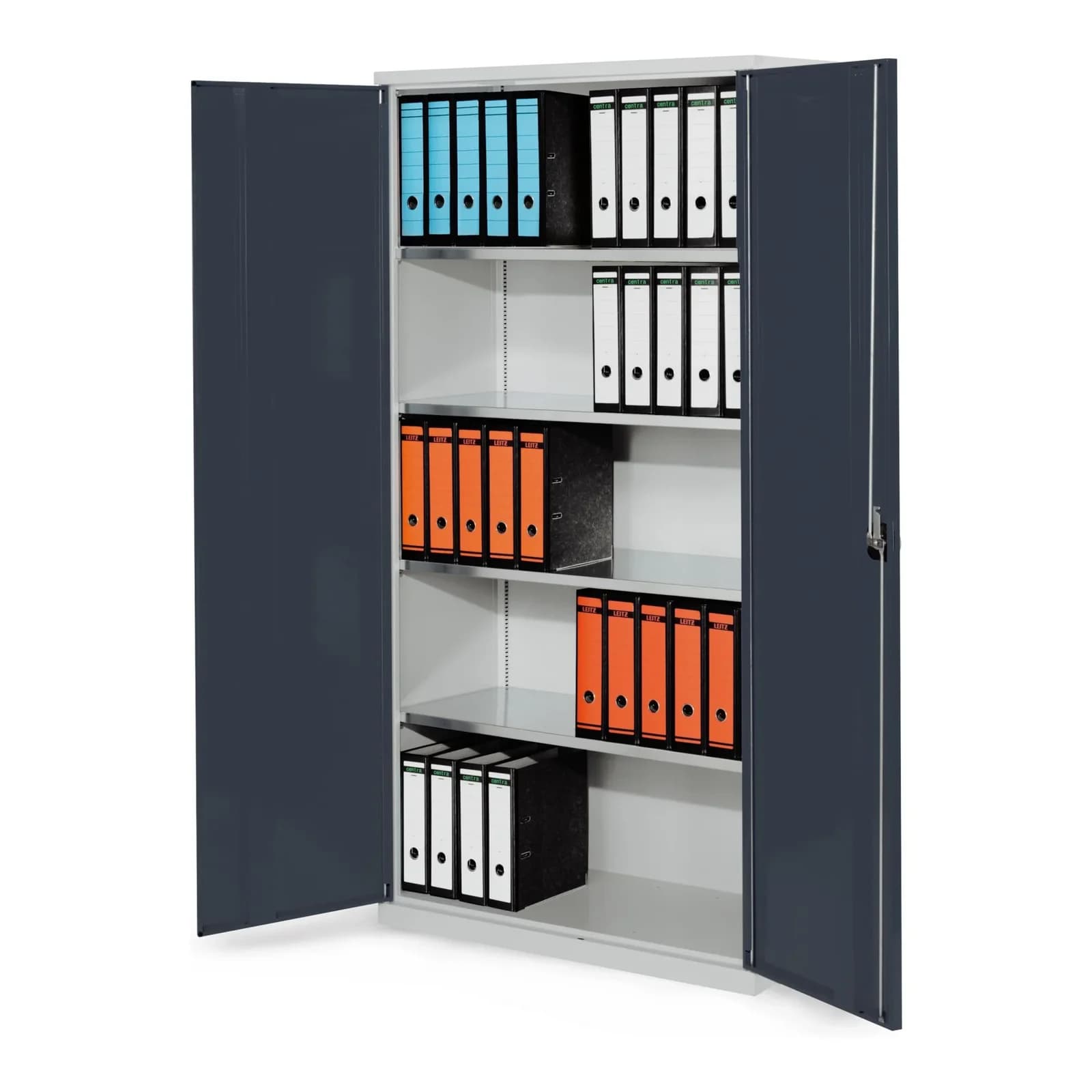 Kappes Systemschrank Serie 500 Vollblechtüren 4 Fachböden