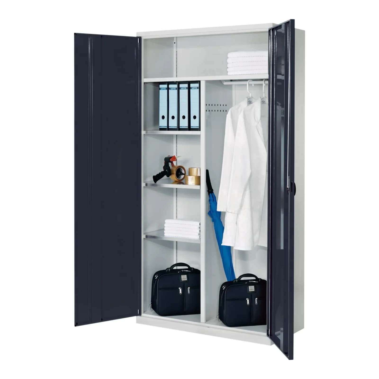 Kappes Akten-/Kleiderschrank ErgoPlus Vollblechtüren