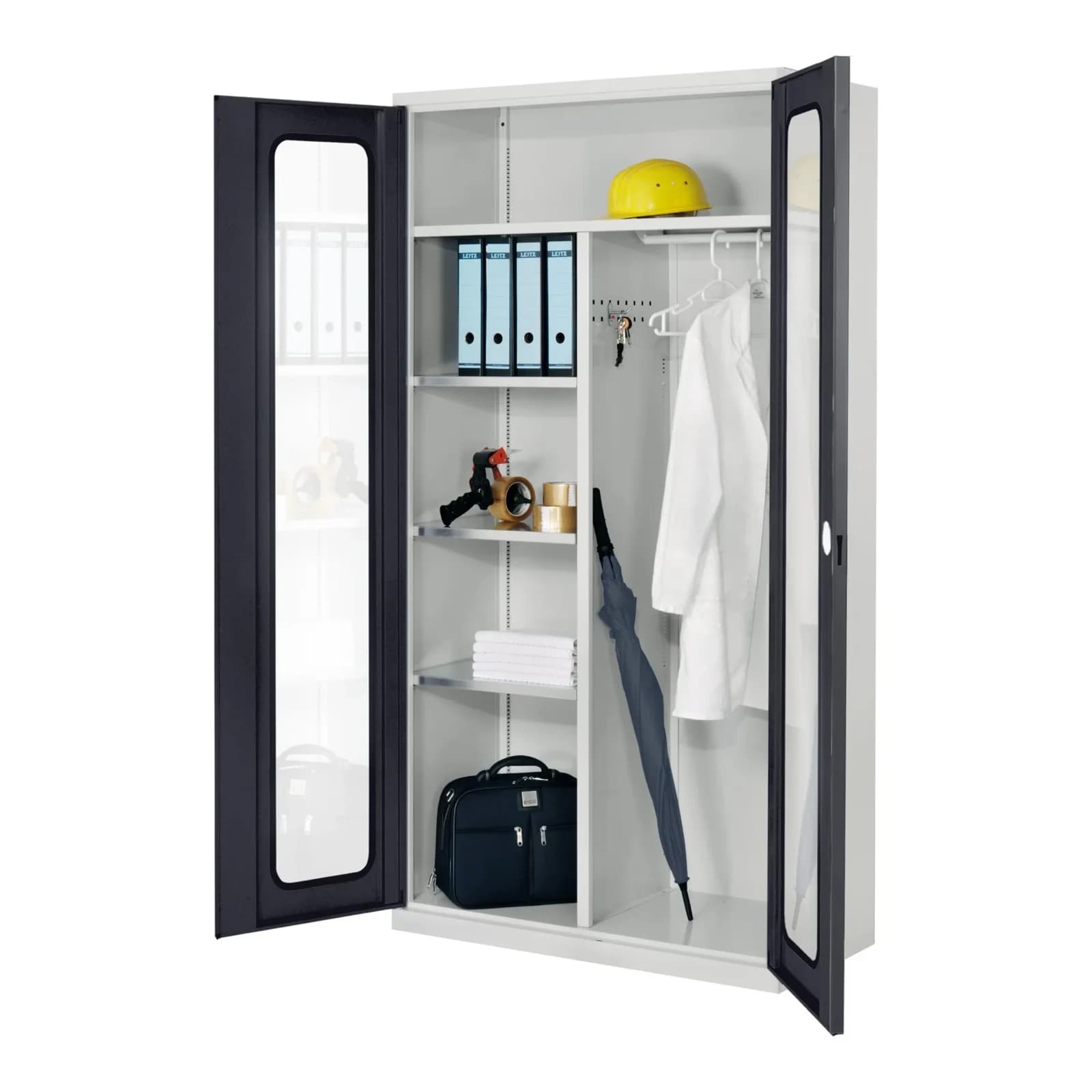 Kappes Akten-/Kleiderschrank ErgoPlus Sichtfenstertüren