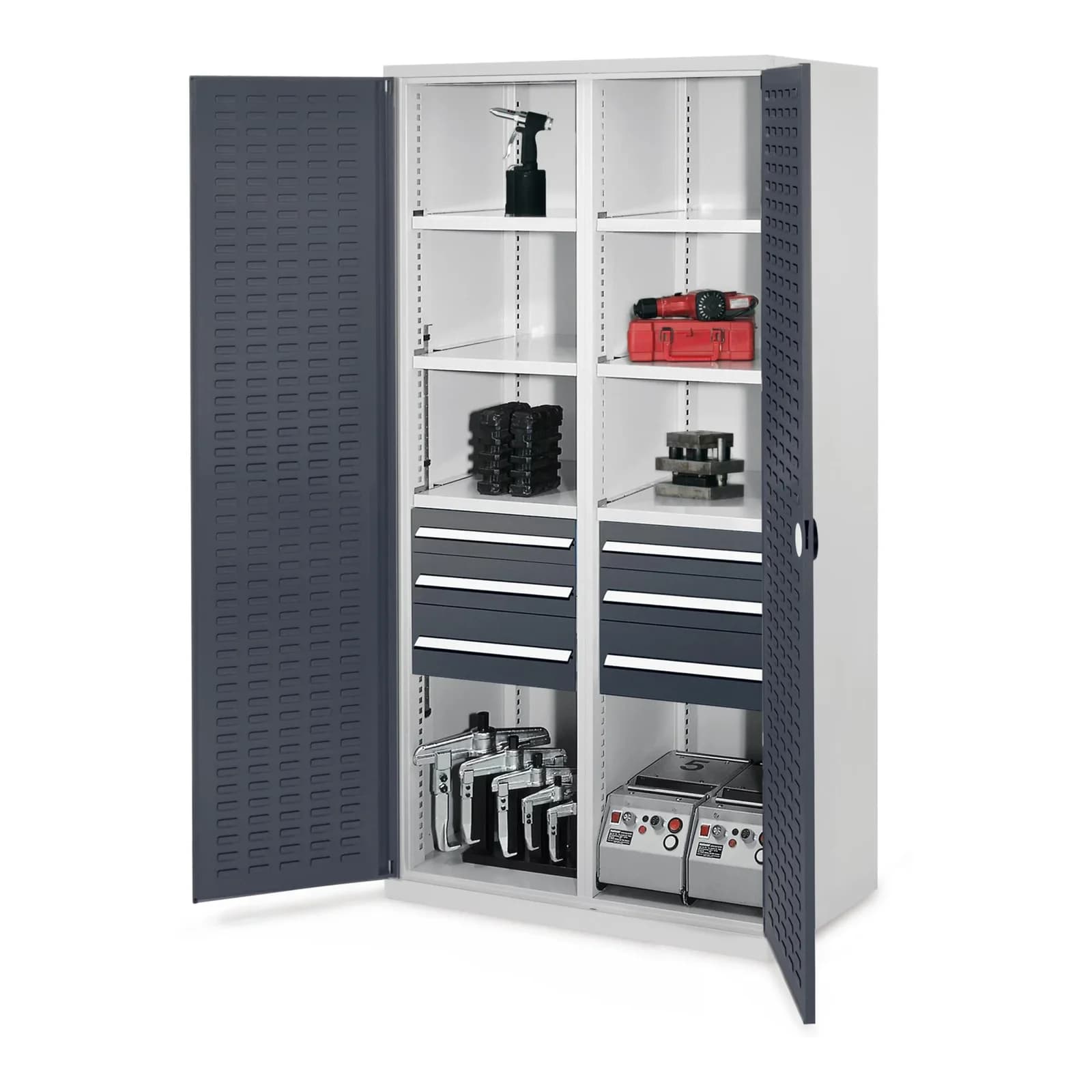 Kappes Schwerlastschrank MMT Mod. 55 RAL 7035/7016