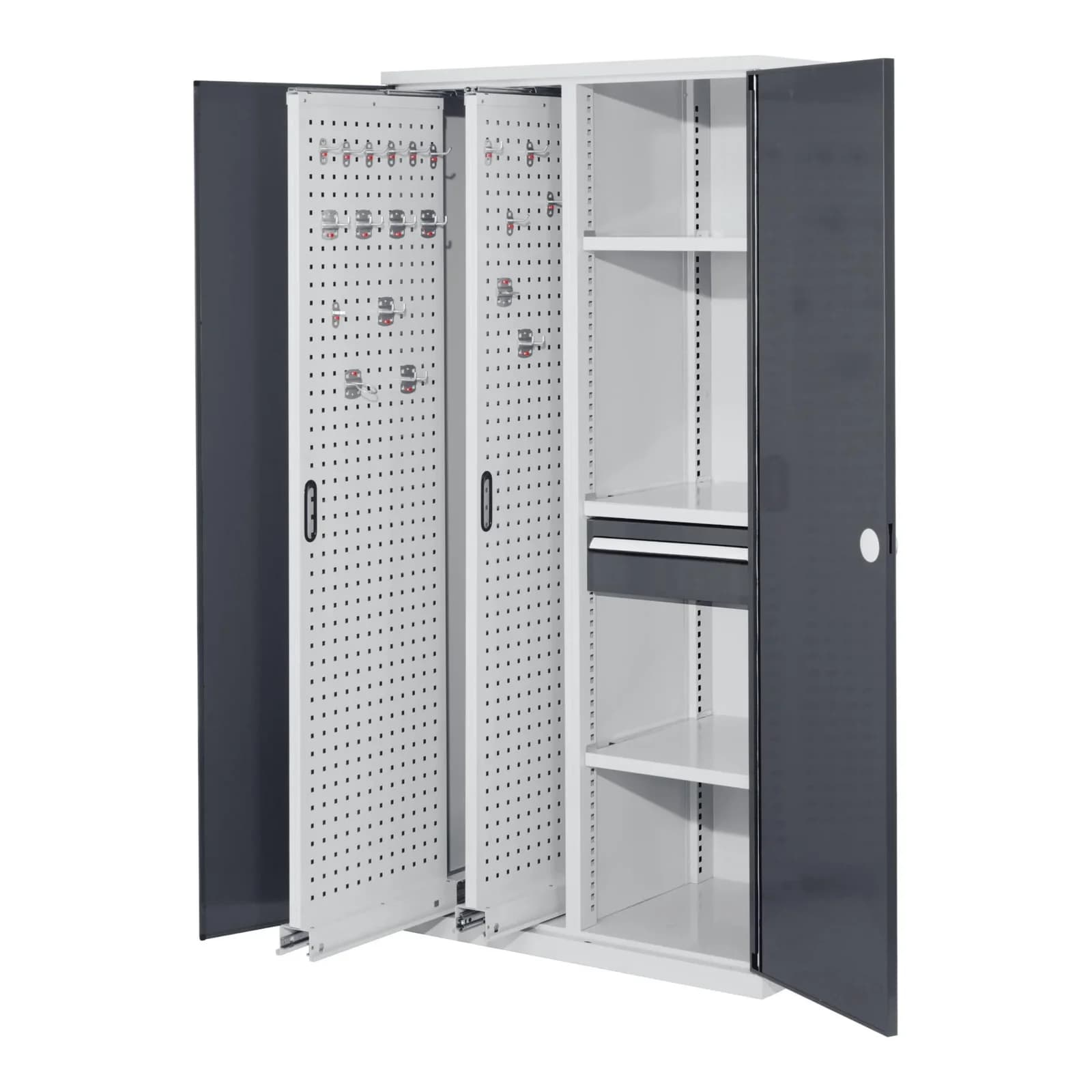 Kappes Vertikalschrank RasterPlan Mod. 82 Grau Stahl