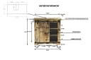 Main Möbel Waschbeckenunterschrank Railroad Mango & Eisen Used-Optik Bild 5