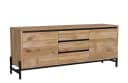 Main Möbel Sideboard Veneza Wildeiche & Metall schwarz Bild 2