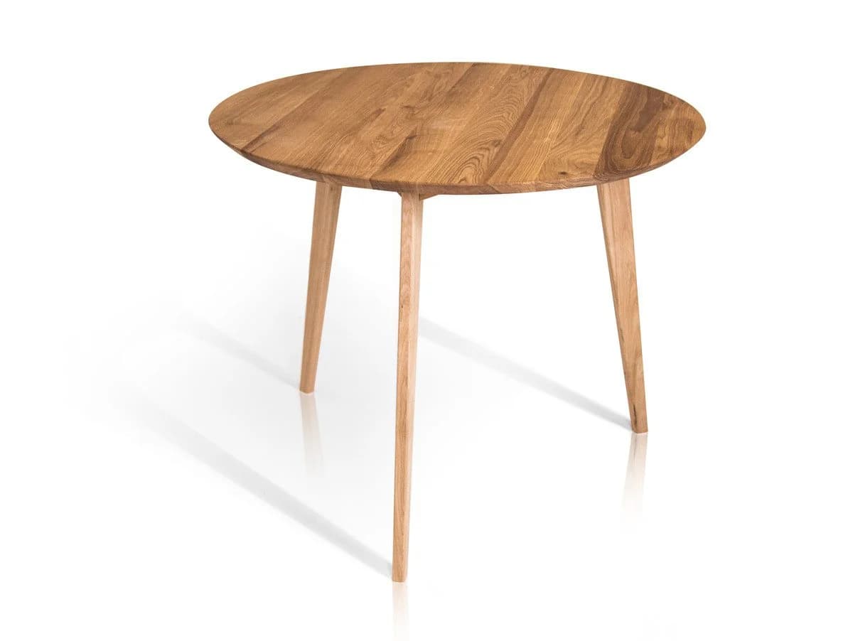 Main Möbel Esstisch Madrid 90cm Wildeiche massiv rund