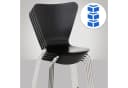 CLP Besucherstuhl Calisto Stapelstuhl lackiertes Holz Bild 4