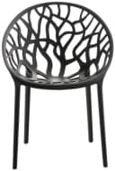 CLP Gartenstuhl Hope 2er Set Schwarz Stapelbar Wetterfest Bild 4