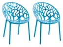 CLP Gartenstuhl Hope 2er Set Stapelbar Wetterfest Kunststoff Bild 3