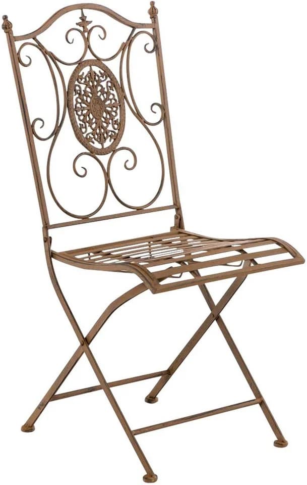 CLP Gartenstuhl Sibell Klappbar Metall Landhausstil - Bild 2